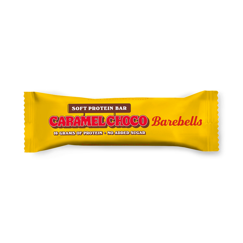 Barebells soft protein bar caramel choco 55g - British product