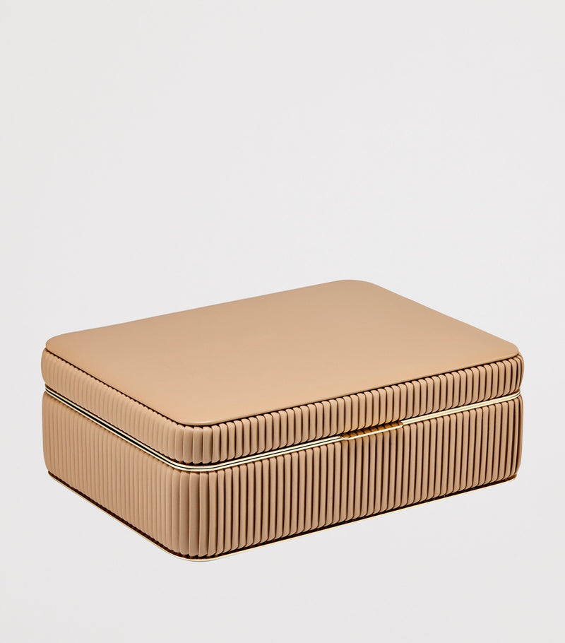WOLF Medium Bella jewellery box (British brand)