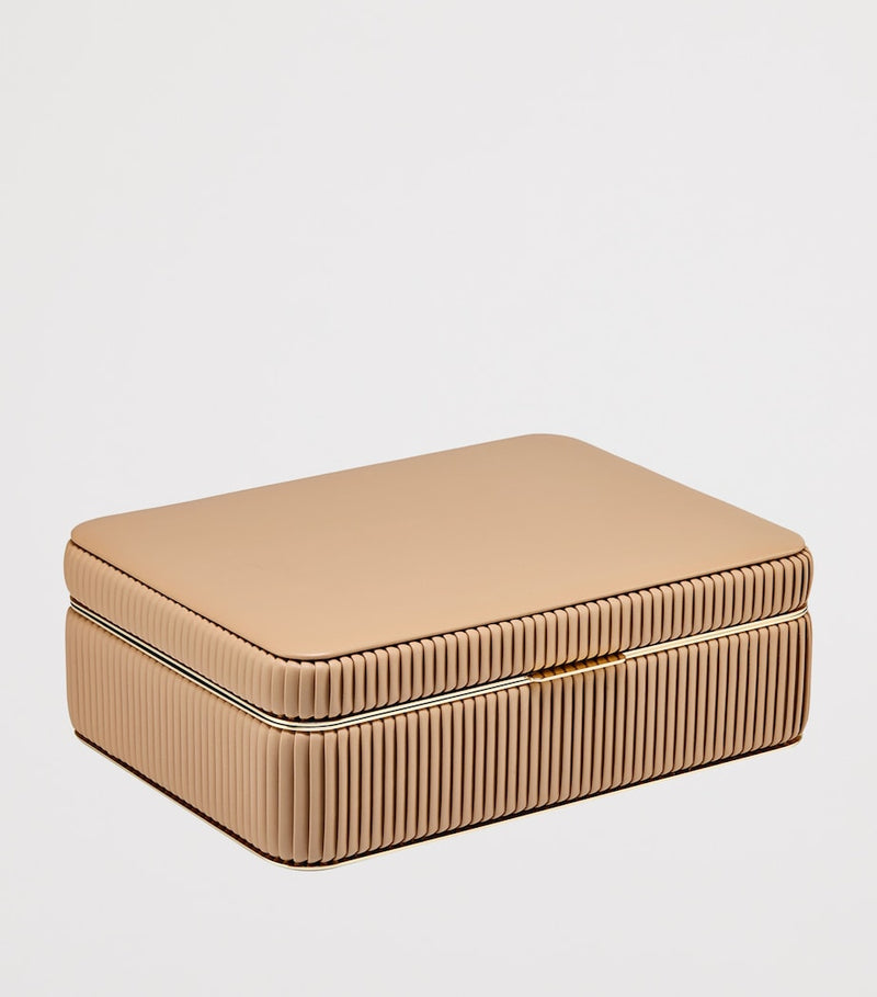 WOLF Medium Bella jewellery box (British brand)
