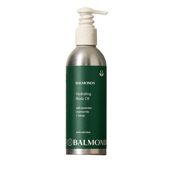Balmonds Hydrating Body Oil 200ml, imported from the UK