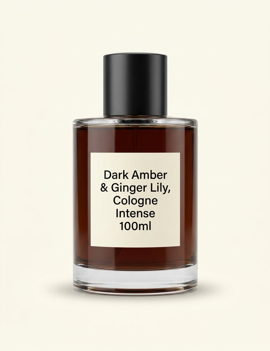 Jo Malone Dark Amber & Ginger Lily cologne, imported from the UK