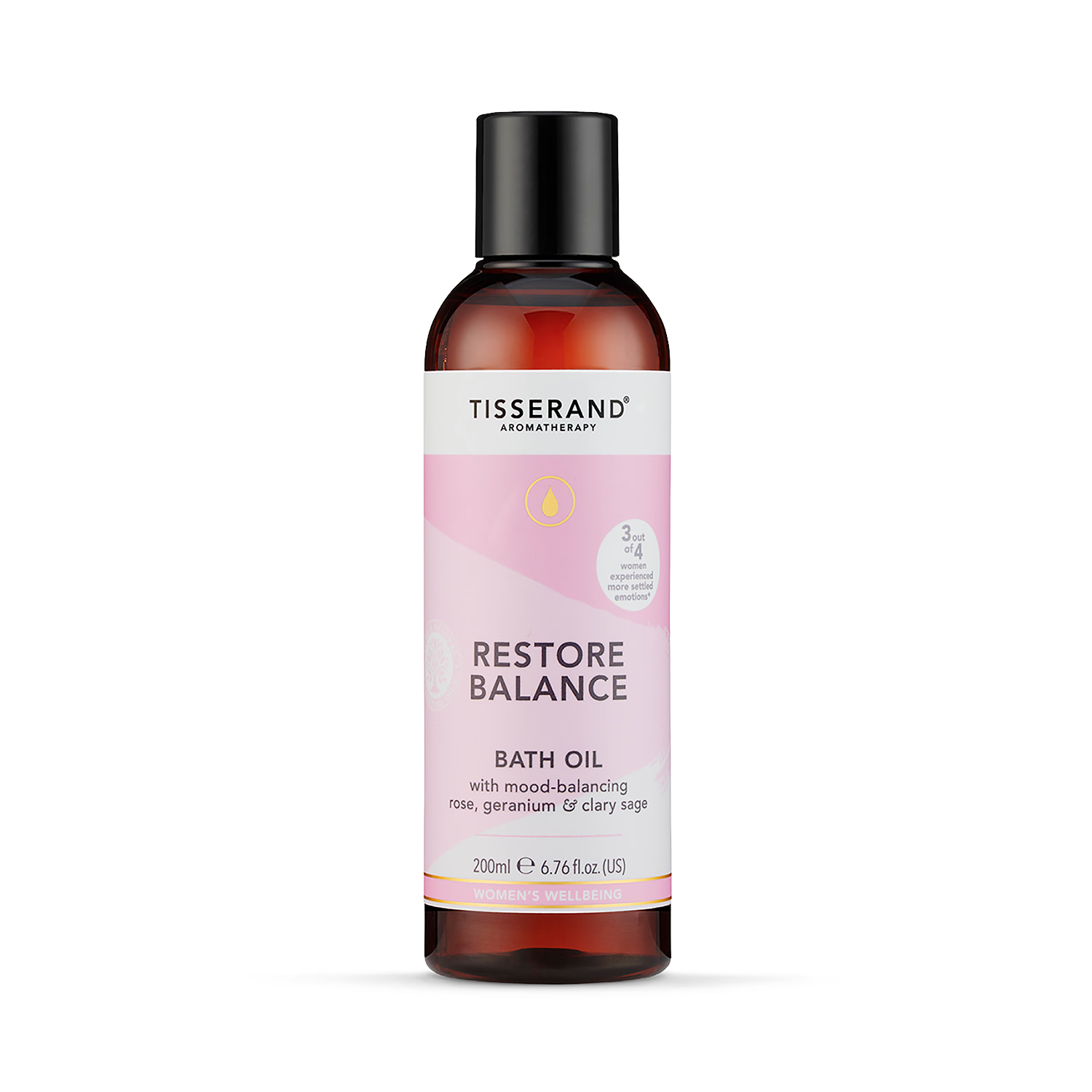 Tisserand Restore Balance bath oil 200ml (British brand)