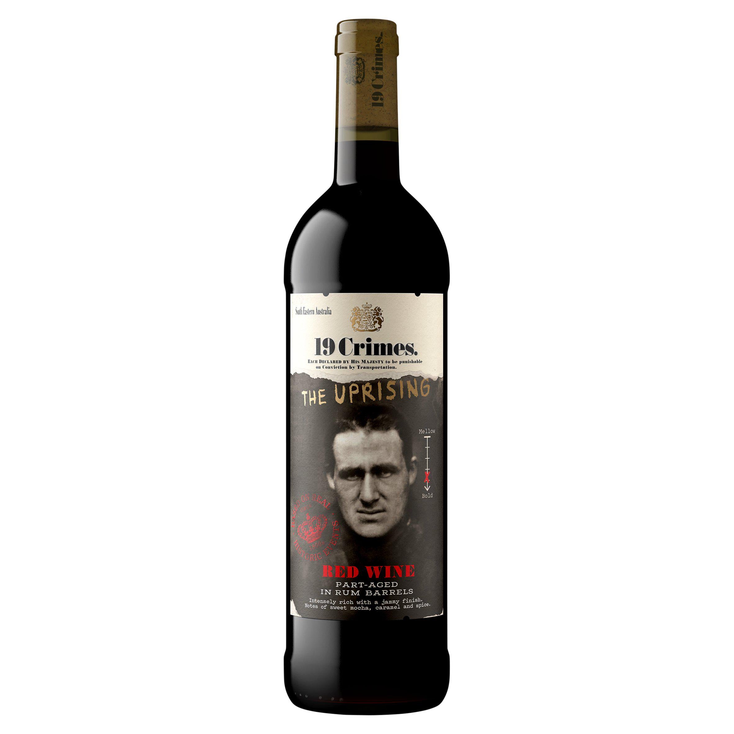 19 Crimes The Uprising Red Wine 750ml All red wine Sainsburys   