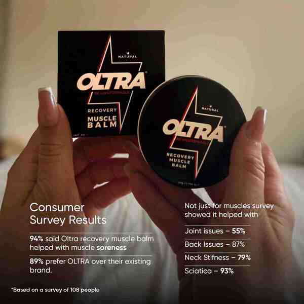 Oltra natural muscle balm 50g, UK version