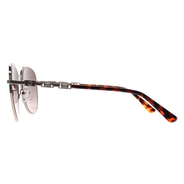 Guess silver gradient aviator sunglasses, imported from the UK