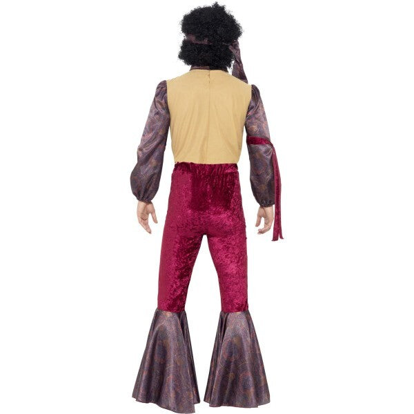Smiffys 70s psychedelic rocker costume outfit - British product