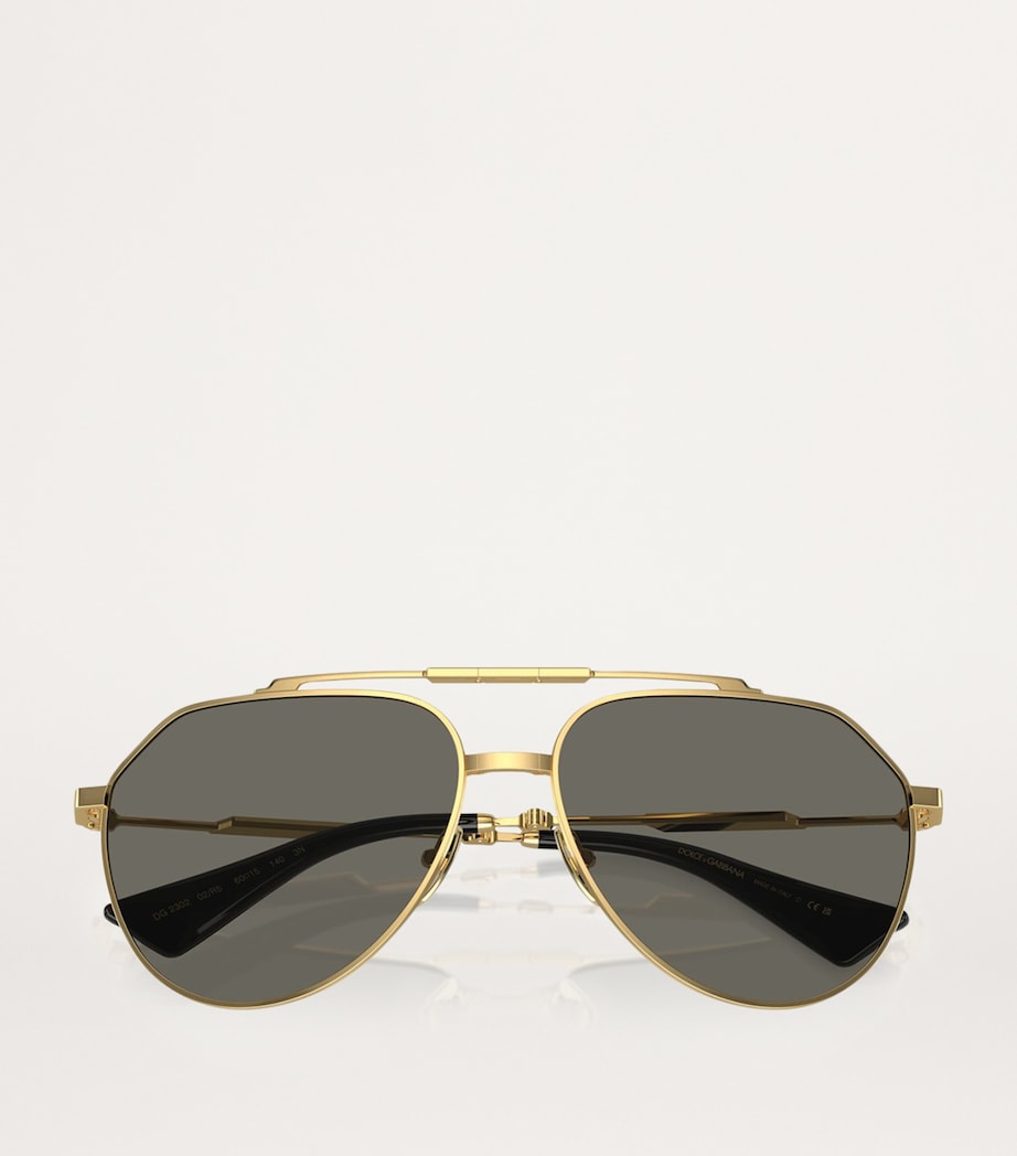 Dolce&Gabbana DG2302 metal sunglasses, imported from the UK