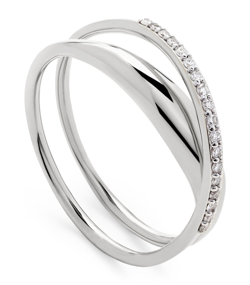 Monica Vinader Nura Wrap ring, UK version