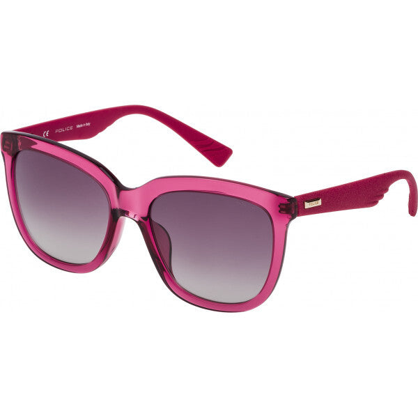 Police clear translucent SPL410 sunglasses acetate frame, UK version