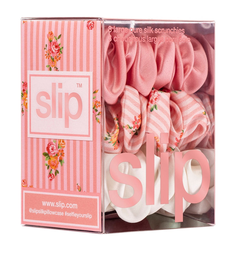 Slip pure silk scrunchies set of 3 (British brand)