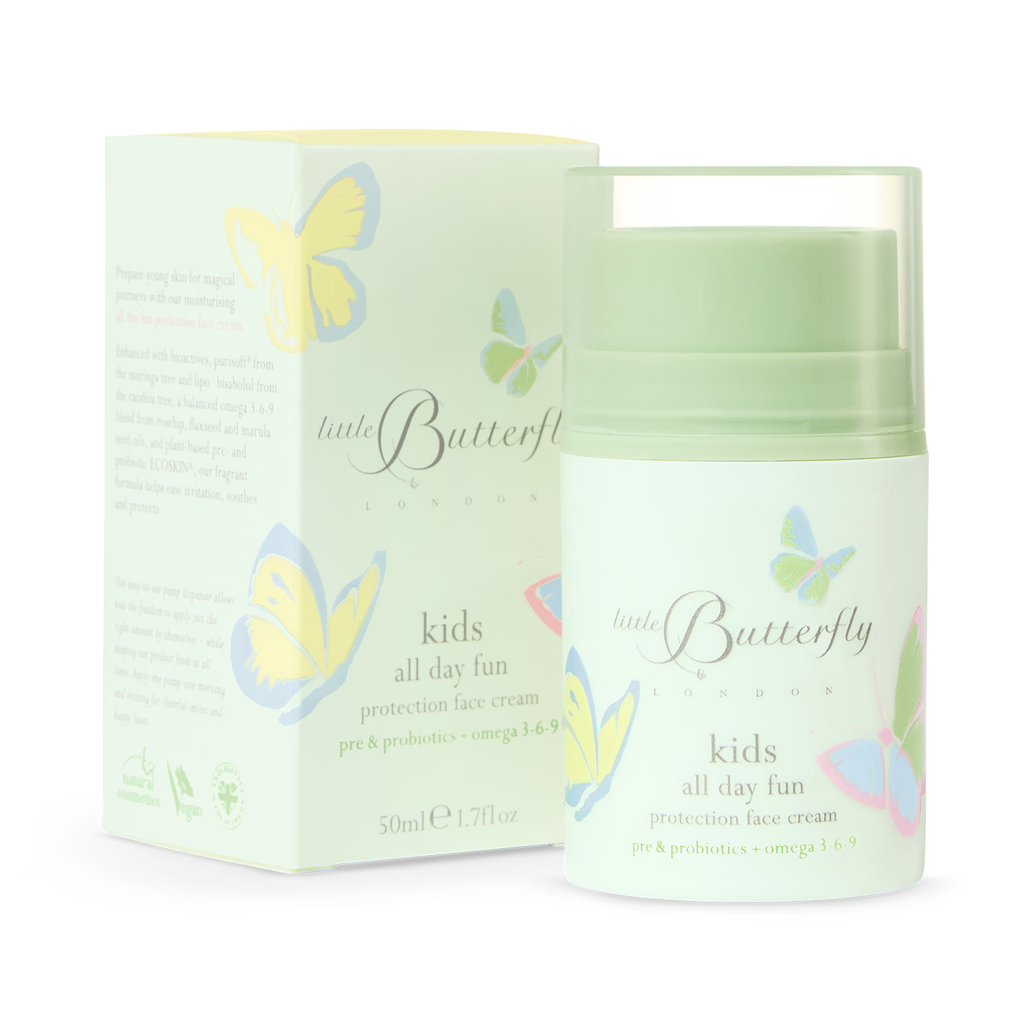Little Butterfly London all day fun KIDS PROTECTION FACE CREAM 50ml 50 ml