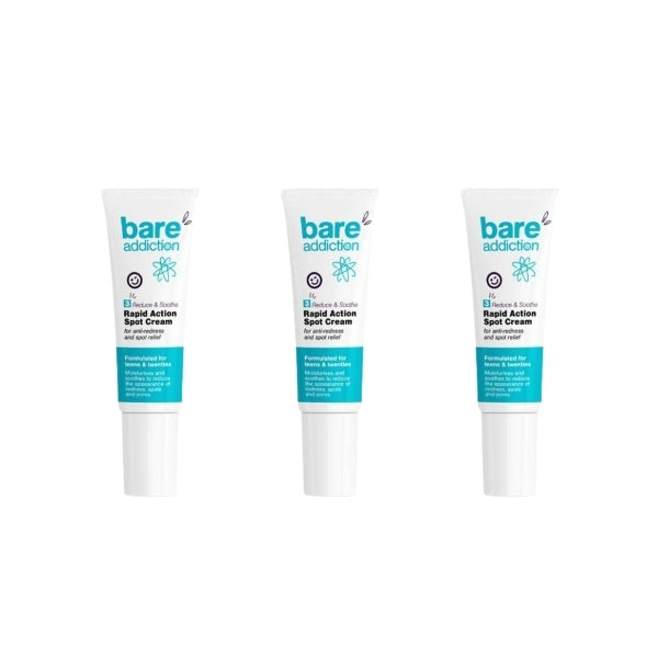 Bare Addiction spot cream bundle of three packs - British product