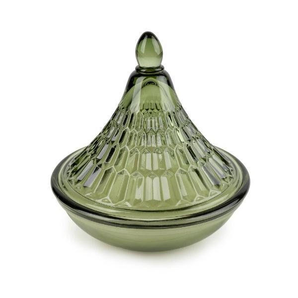 Candlelight Sage Bukhara tagine glass candle 13cm, UK version