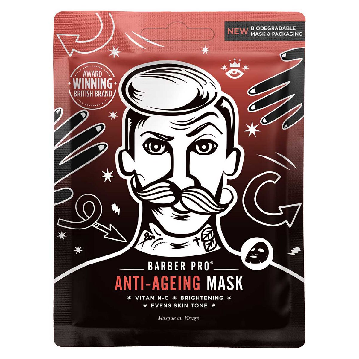 BARBER PRO Anti-Ageing Vitamin C Sheet Mask GOODS Boots   