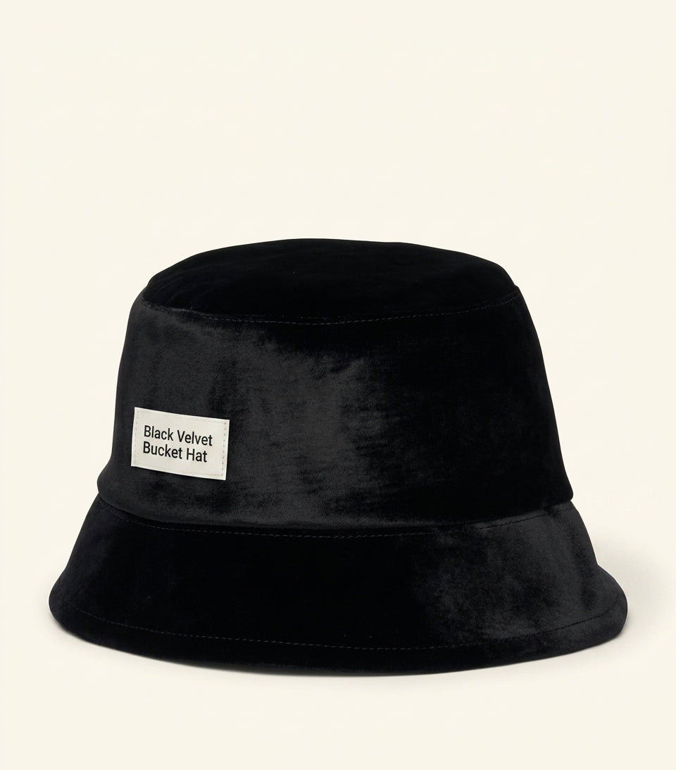 Prada velvet bucket hat - British product
