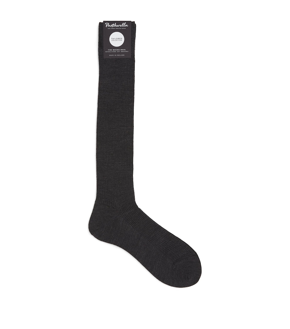 Pantherella Naish long socks merino wool, imported from the UK