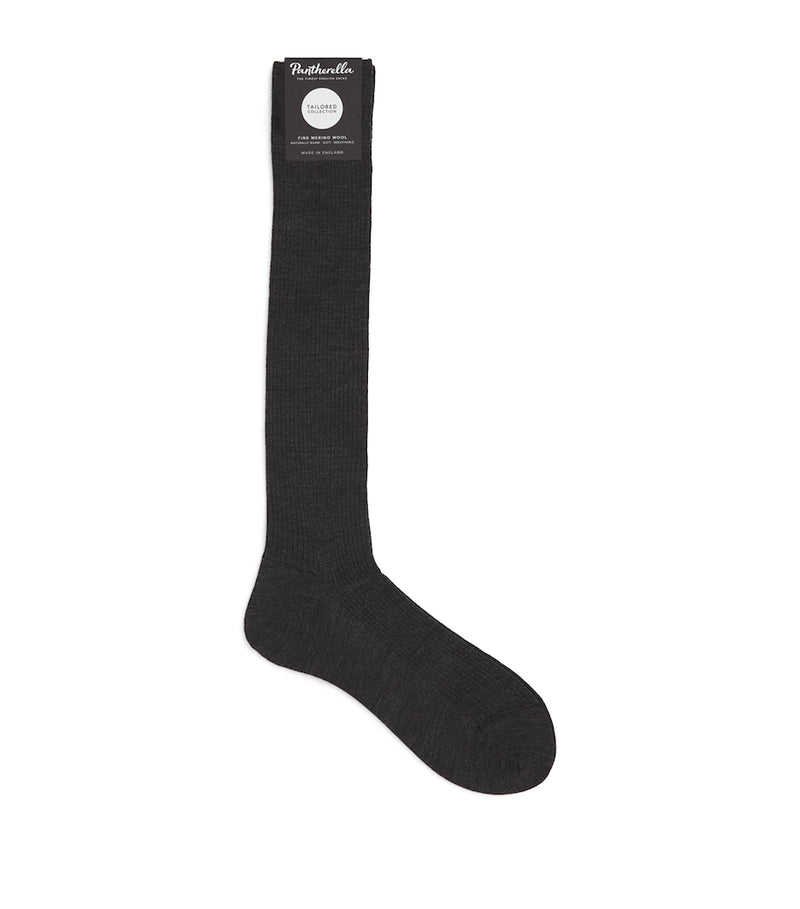 Pantherella Naish long socks merino wool, imported from the UK