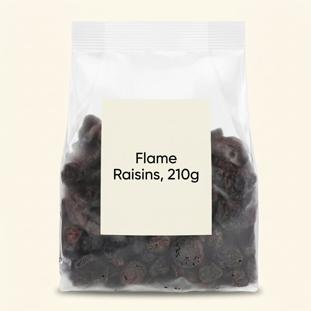 Holland & Barrett Flame Raisins 210g, UK version
