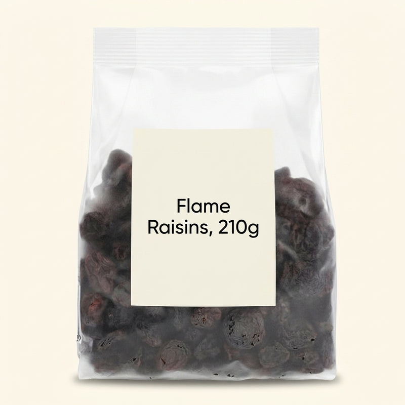 Holland & Barrett Flame Raisins 210g, UK version