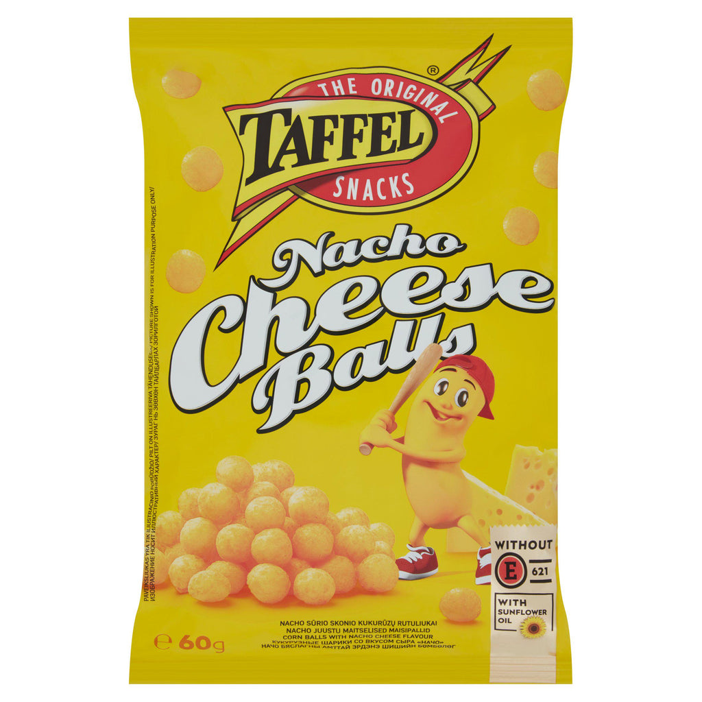 Taffel Nacho Cheese Balls 60g