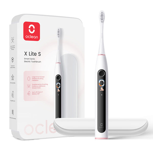 Oclean X Lite smart sonic electric toothbrush set grey, UK version
