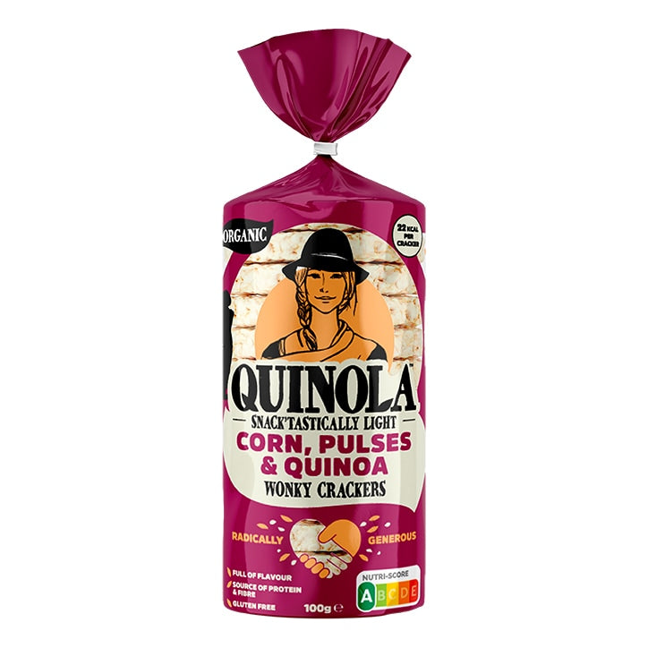 Quinola Organic Pulses & Quinoa Cakes 100g Crackers & Crispbreads Holland&Barrett   