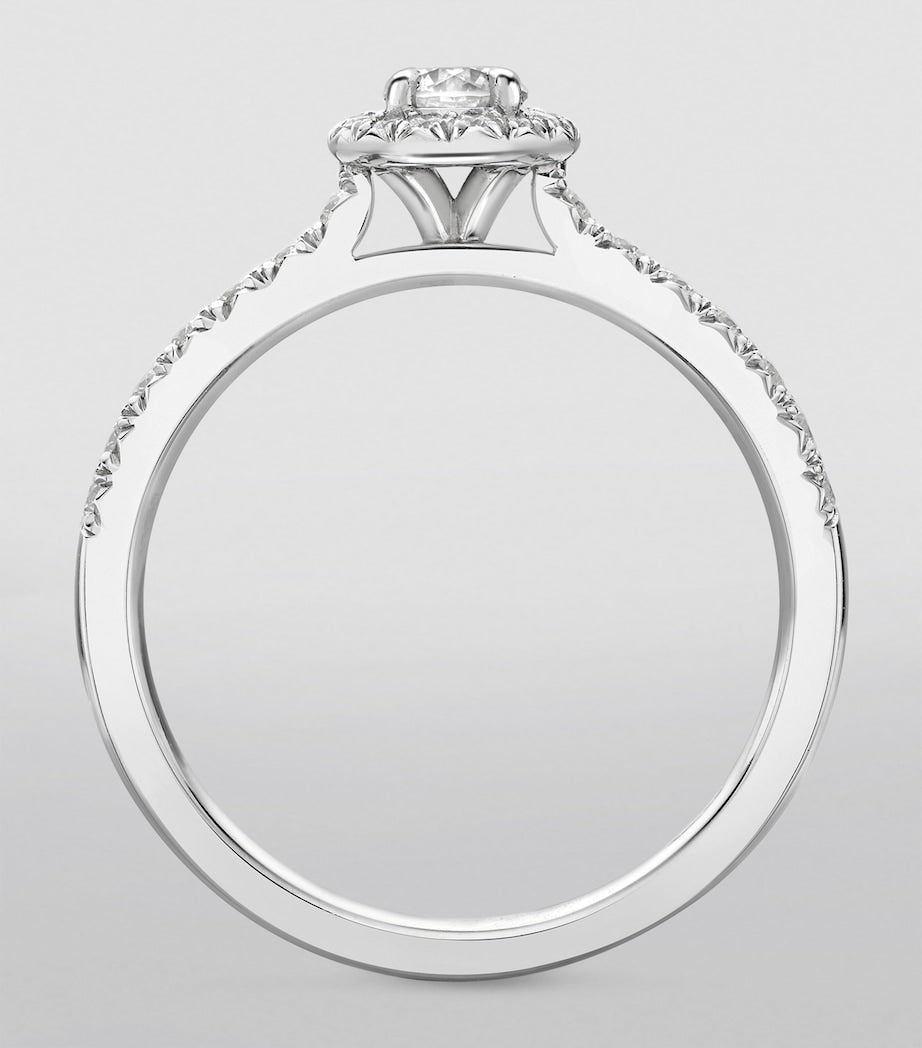 Boodles vintage engagement ring platinum diamonds, UK version