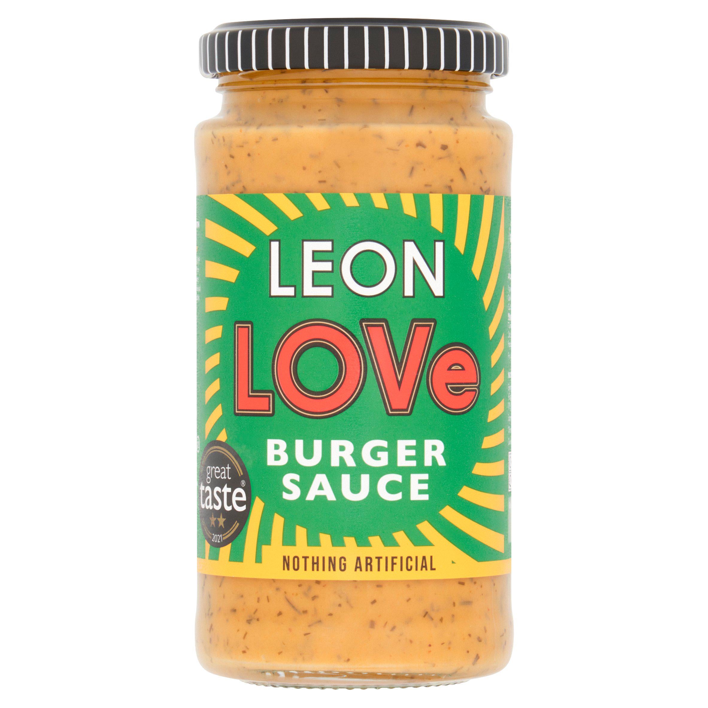 LEON LOVe Burger Sauce 240ml BBQ sauce & marinades Sainsburys   