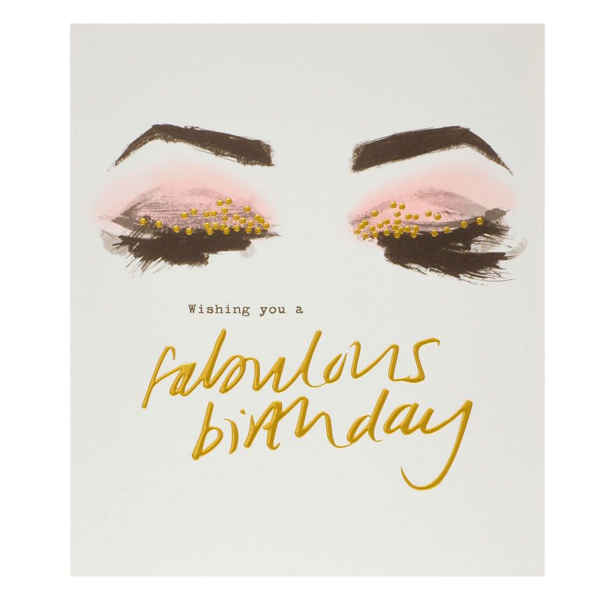 George Home Fabulous Eyes Birthday Card General Household ASDA   