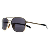 David Beckham DB 7019/S gold mirrored sunglasses (British brand)