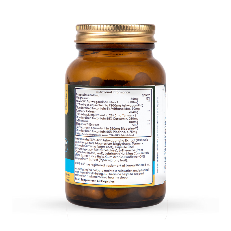 Holland & Barrett Expert Calm Ashwagandha 60 capsules, UK version