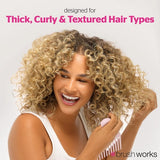 Brushworks afro comb set large and small, imported from the UK
