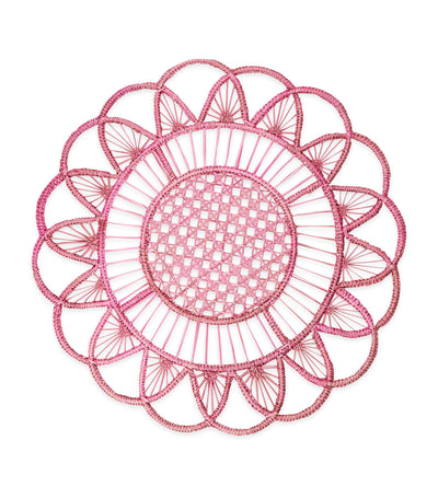 Harrods Aquazzura Sunflower Placemat Bubblegum Pink (Set of 2)- Buy online at McGrocer