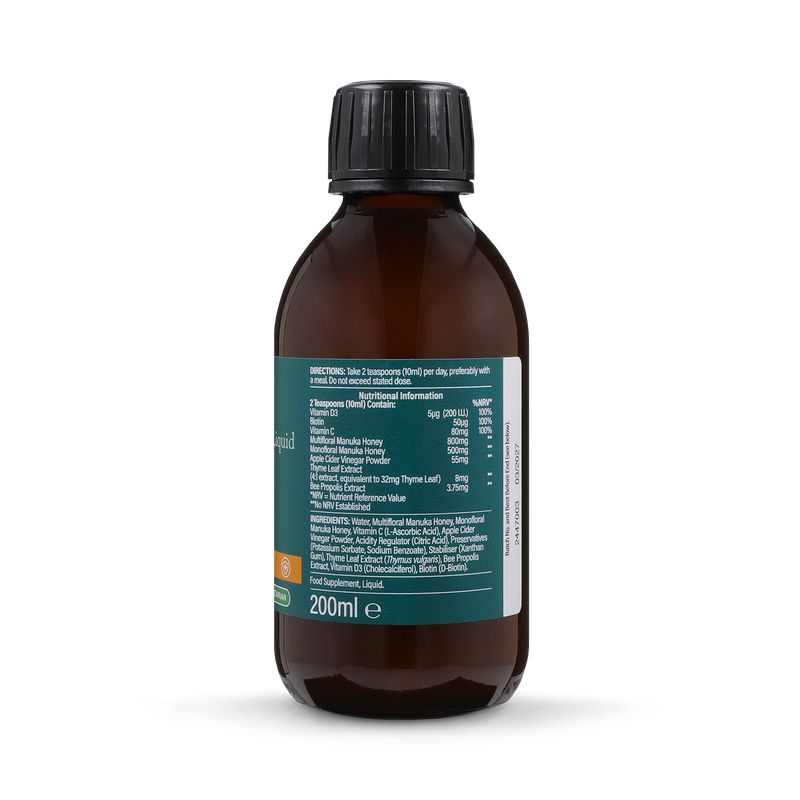 Holland Barrett Manuka Honey Tonic 200ml, imported from the UK