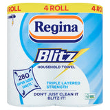 Regina Blitz Kitchen Towel Rolls x4 essentials Sainsburys   