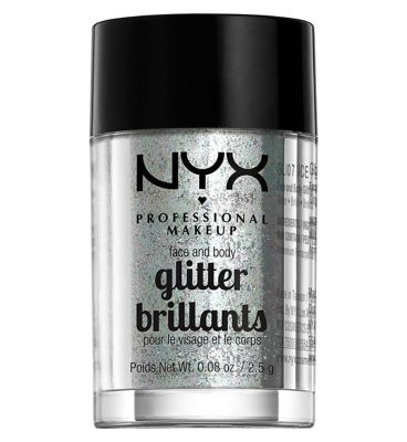 NYX Professional Makeup Face and Body Glitter Make Up & Beauty Accessories Boots Ice  