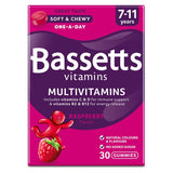 Bassetts Multivitamins Raspberry Flavour Soft & Chewies 7-11 Years - 30 GOODS Boots   