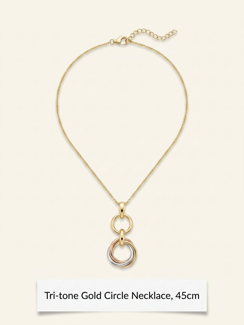 Cartier Trinity medium 18ct gold pendant necklace, imported from the UK