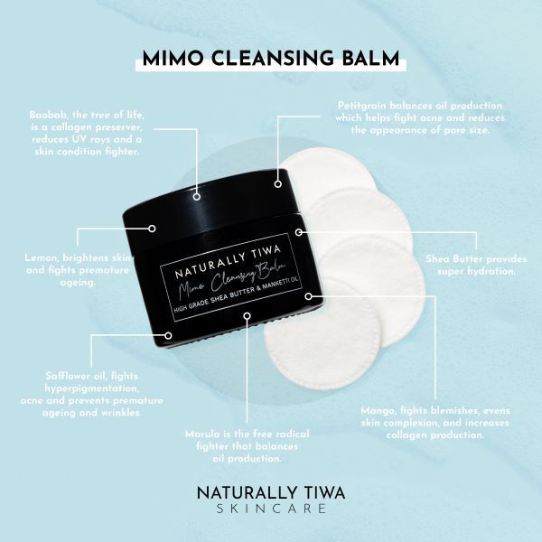 Naturally Tiwa Skincare MIMO Cleansing Balm 40g