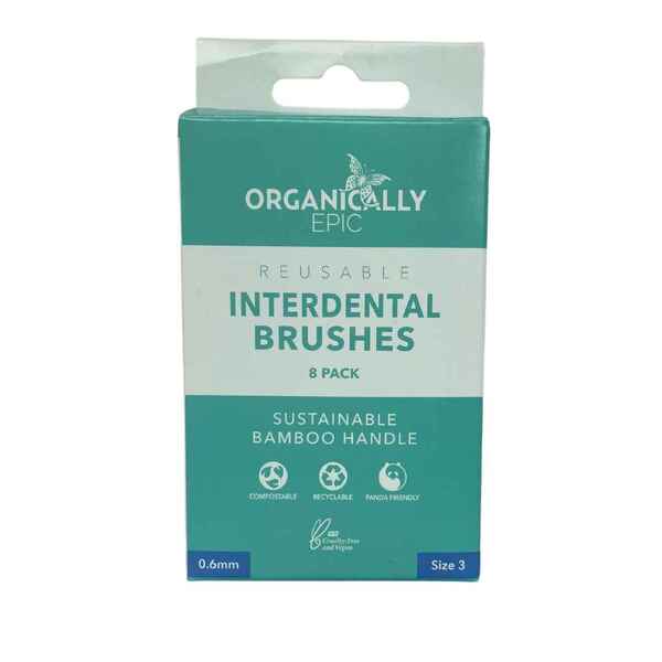 Organically Epic Bamboo Interdental Brushes - Size 3