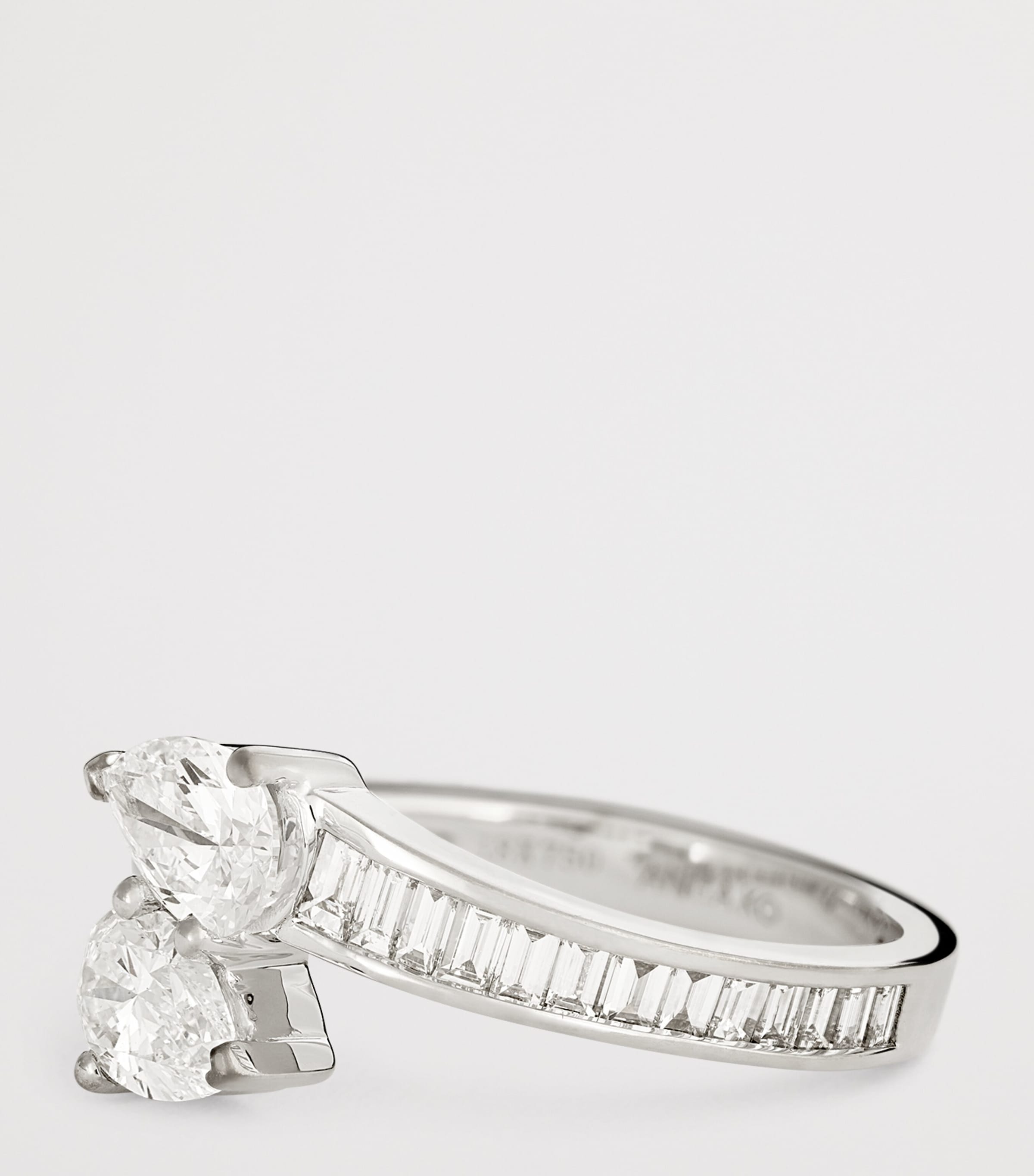 Anita Ko Saturn ring 18kt white gold diamond - British product