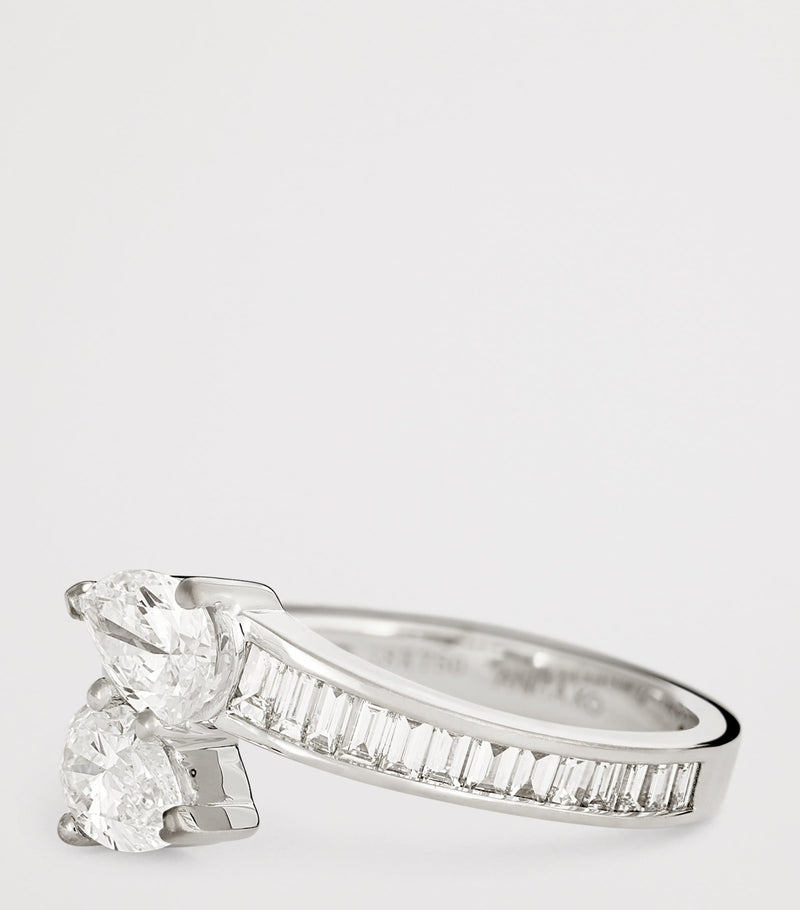Anita Ko Saturn ring 18kt white gold diamond - British product
