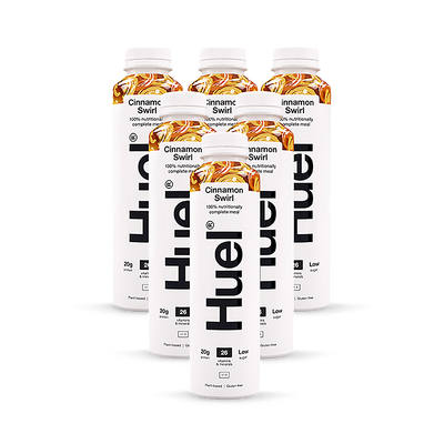 Huel 100 % vollwertige Mahlzeit Zimtschnecke Mahlzeitenersatzdrink 500 ml 6er-Pack