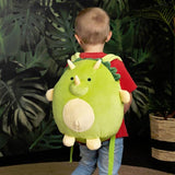 Cozy Noxxiez dinosaur plush backpack 40cm x 35cm - British product
