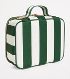 Insulated Striped Sandwich Box with Front Pocket and Handle, 23cm x 28cm x 9cm