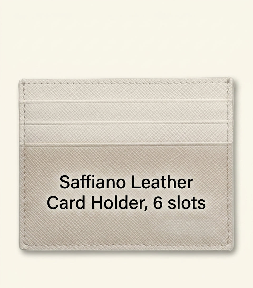 Prada Saffiano Leder Kartenetui, importiert aus Großbritannien