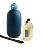 Marchanta Blue Larimar Tinaja reed diffuser 2L, imported from the UK