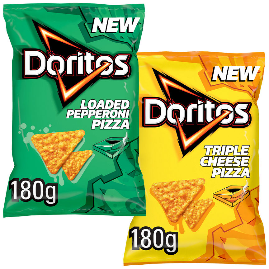 Doritos Pizza Flavour Sharing Tortilla Chips Bundle GOODS ASDA   