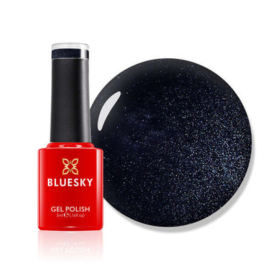 Superdrug Bluesky Gel Polish Mini Overtly Onyx Black Gel Nail Polish- Buy online at McGrocer