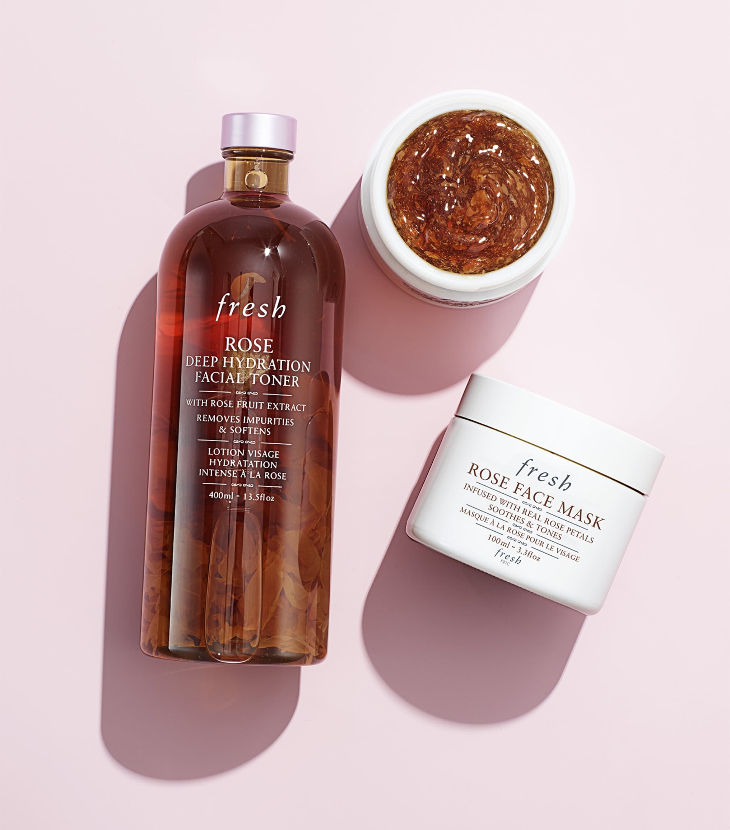 Fresh Rose Facial Toner 400ml - British product